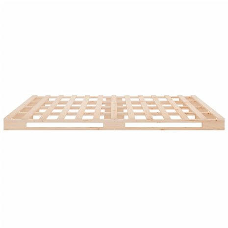 Palletbed massief grenenhout 140x200 cm 6