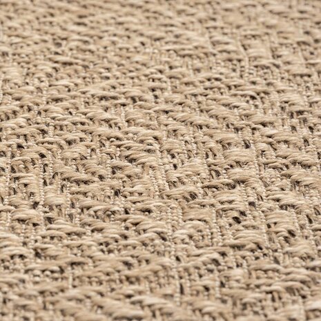 Vloerkleed ZIZUR binnen en buiten 60x110 cm jute look 7