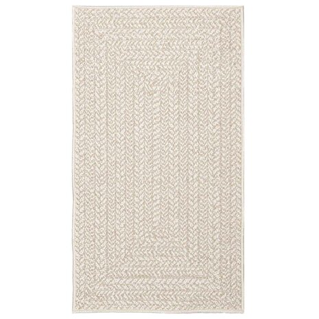Vloerkleed ZIZUR room binnen en buiten 60x110 cm jute look 3