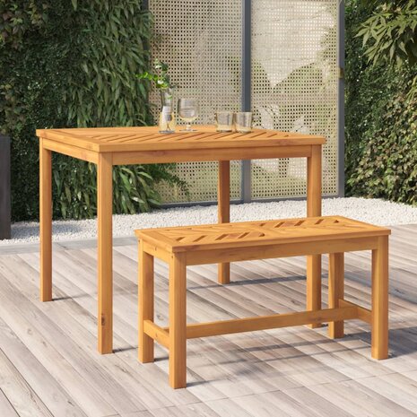 Tuinbank 80 cm massief acaciahout 1