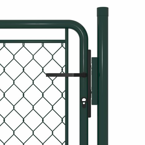 Poort 100x75 cm staal groen 3