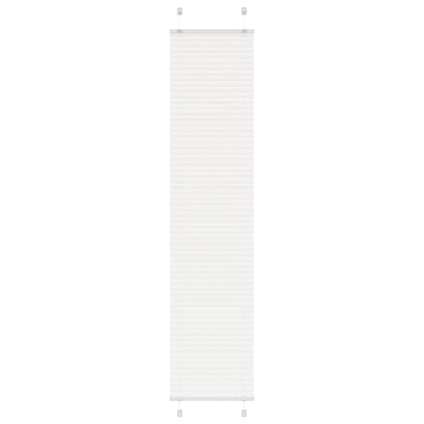 Plissé rolgordijn 40x200 cm stofbreedte 39,4 cm polyester wit 1