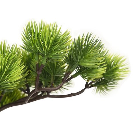 Kunstplant met pot pinus bonsai 60 cm groen 5
