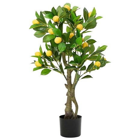 Kunstcitroenboom 234 blaadjes 90 cm groen 1