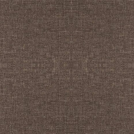 Kruk met houten poten stof taupe 4