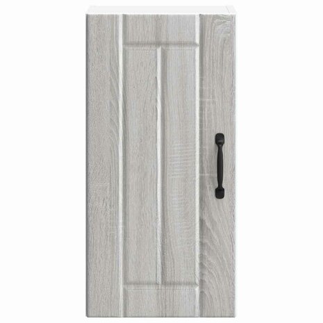 Keukenwandkast Lucca bewerkt hout grijs sonoma eikenkleur 4