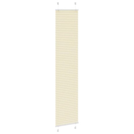 Plissé rolgordijn 40x200 cm stofbreedte 39,4 cm polyester crème 3