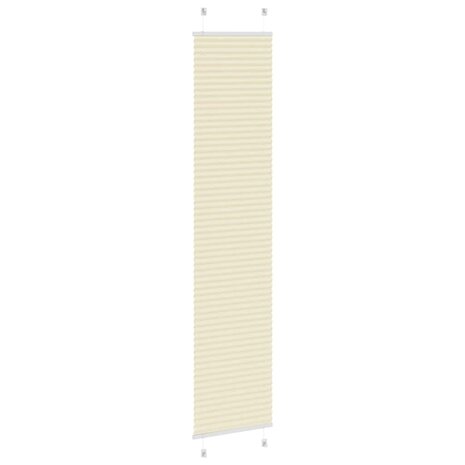 Plissé rolgordijn 40x200 cm stofbreedte 39,4 cm polyester crème 4