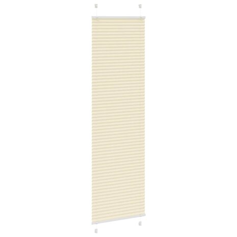 Plissé rolgordijn 55x200 cm stofbreedte 54,4 cm polyester crème 3