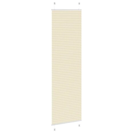 Plissé rolgordijn 55x200 cm stofbreedte 54,4 cm polyester crème 4
