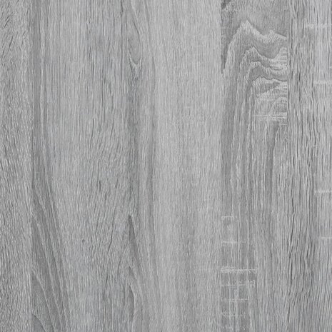 Archiefkast 60x32x115 cm bewerkt hout grijs sonoma eikenkleurig 9