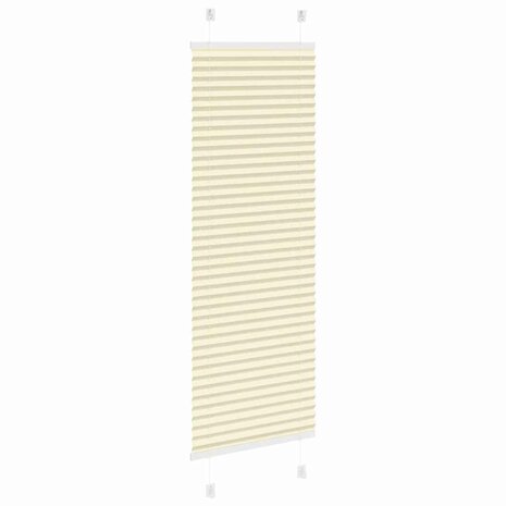 Plissé rolgordijn 45x100 cm stofbreedte 44,4 cm polyester crème 4