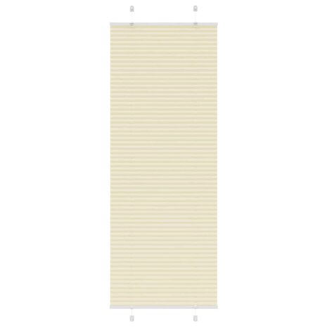 Plissé rolgordijn 70x200 cm stofbreedte 69,4 cm polyester crème 1