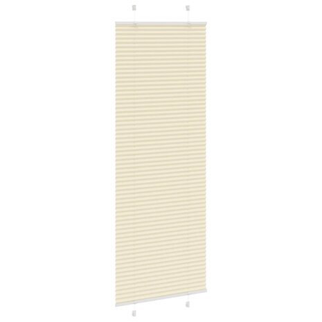 Plissé rolgordijn 70x200 cm stofbreedte 69,4 cm polyester crème 3
