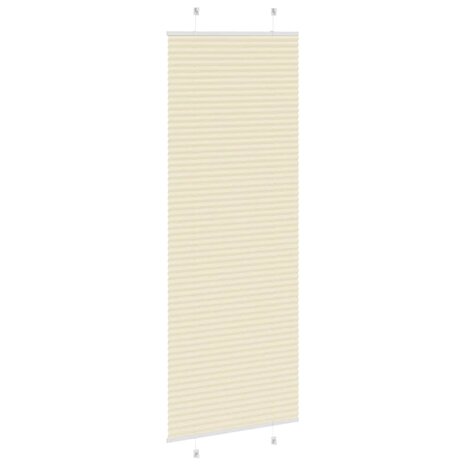 Plissé rolgordijn 70x200 cm stofbreedte 69,4 cm polyester crème 4