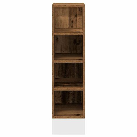 Onderkast 20x44,5x81,5 cm bewerkt hout oud houtkleurig 4