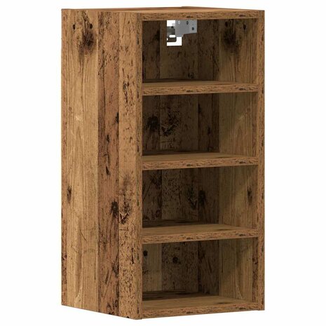 Hangkast Riga 30x29,5x60 cm bewerkt hout oud houtkleurig 2