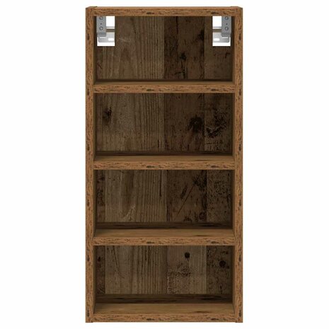 Hangkast Riga 30x29,5x60 cm bewerkt hout oud houtkleurig 4