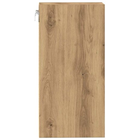 Hangkast Riga 30x29,5x60 cm bewerkt hout artisanaal eikenkleur 5