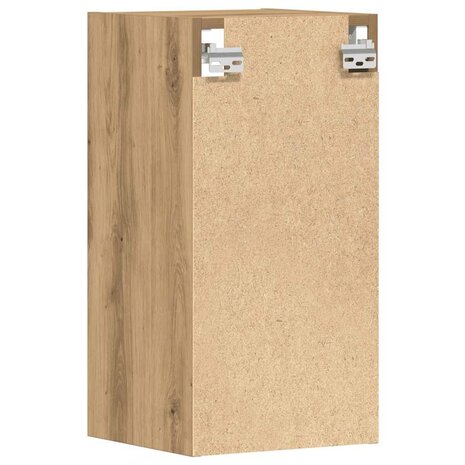 Hangkast Riga 30x29,5x60 cm bewerkt hout artisanaal eikenkleur 6