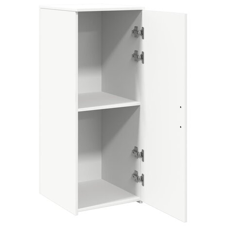 Opbergkast 40x45x103,5 cm bewerkt hout wit 4
