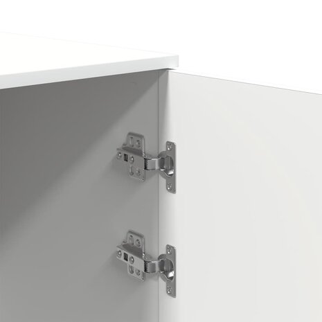 Opbergkast 40x45x103,5 cm bewerkt hout wit 9