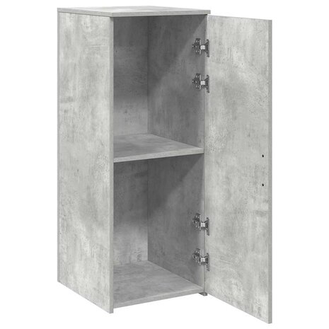 Opbergkast 40x45x103,5 cm bewerkt hout betongrijs 4