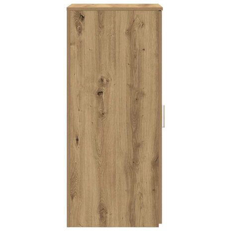 Opbergkast 40x45x103,5 cm bewerkt hout artisanaal eikenkleur 6