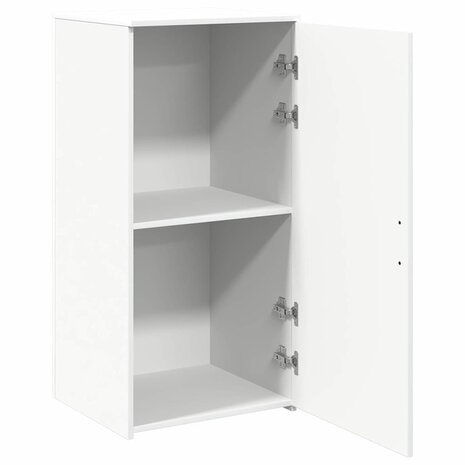 Opbergkast 50x45x103,5 cm bewerkt hout wit 4