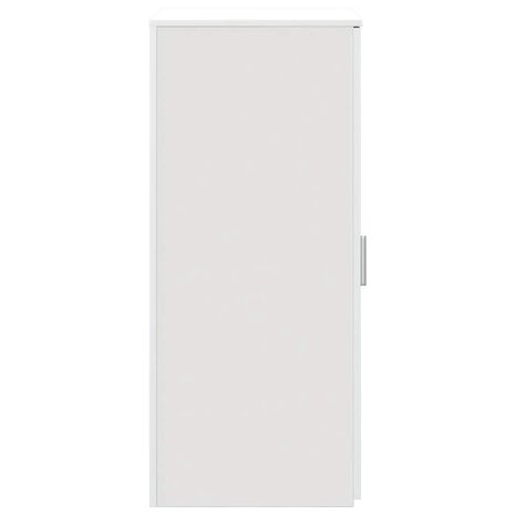 Opbergkast 50x45x103,5 cm bewerkt hout wit 6