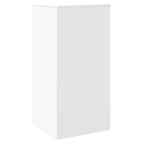 Opbergkast 50x45x103,5 cm bewerkt hout wit 7