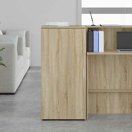 Opbergkast 50x45x103,5 cm bewerkt hout sonoma eikenkleurig 3