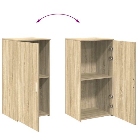 Opbergkast 50x45x103,5 cm bewerkt hout sonoma eikenkleurig 7