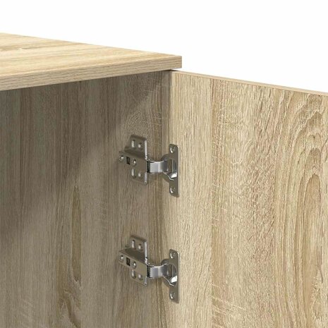Opbergkast 50x45x103,5 cm bewerkt hout sonoma eikenkleurig 8