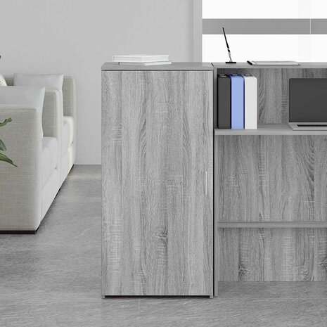Opbergkast 50x45x103,5 cm bewerkt hout grijs sonoma eikenkleur 3