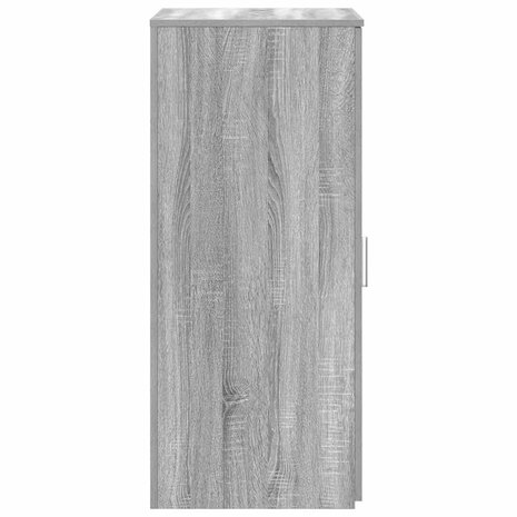 Opbergkast 50x45x103,5 cm bewerkt hout grijs sonoma eikenkleur 5