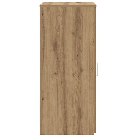 Opbergkast 50x45x103,5 cm bewerkt hout artisanaal eikenkleur 5