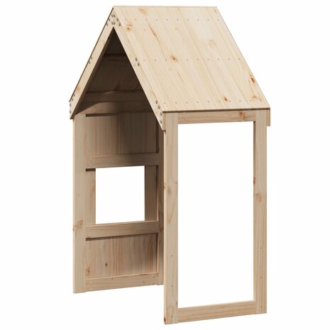 Kinderbedhuisje 55x99x139,5 cm massief grenenhout 6