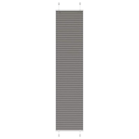 Plissé rolgordijn 40x200 cm stofbreedte 39,4 cm antraciet 1