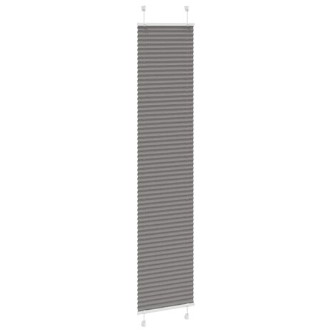 Plissé rolgordijn 40x200 cm stofbreedte 39,4 cm antraciet 3