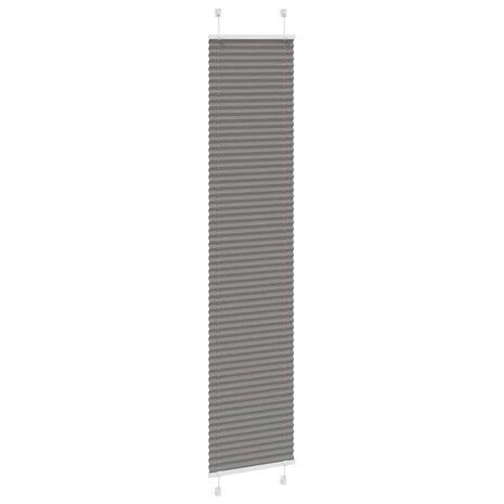 Plissé rolgordijn 45x200 cm stofbreedte 44,4 cm antraciet 3