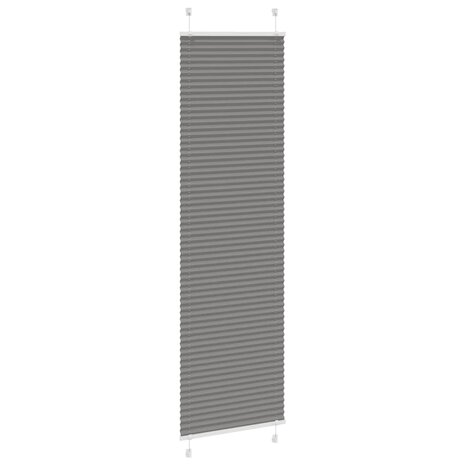 Plissé rolgordijn 55x200 cm stofbreedte 54,4 cm antraciet 3