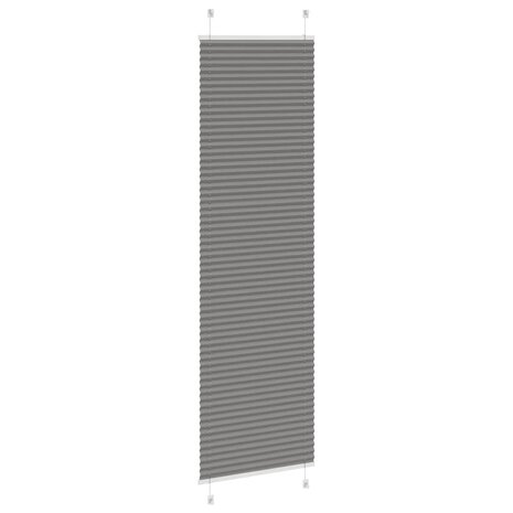 Plissé rolgordijn 55x200 cm stofbreedte 54,4 cm antraciet 4