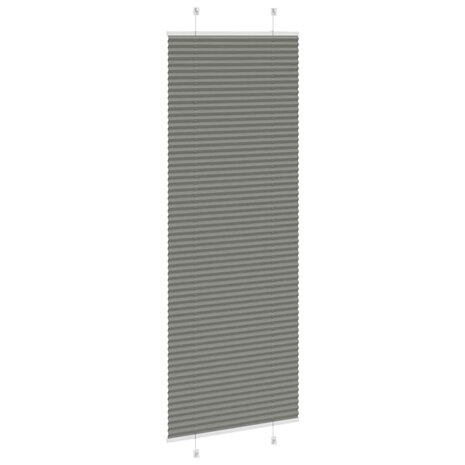 Plissé rolgordijn 75x200 cm stofbreedte 74,4 cm antraciet 4