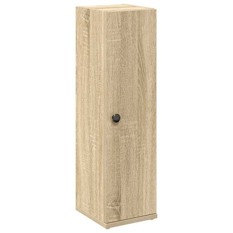 Badkamerkast met rolhouder 20,5x22x72 cm sonoma eikenkleurig 2