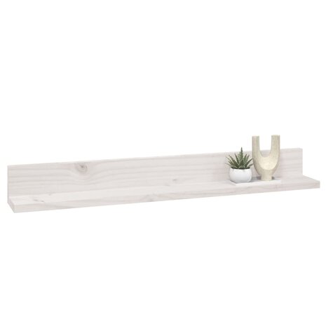 Wandkasten 2 st 80x11x9 cm massief grenenhout wit 6