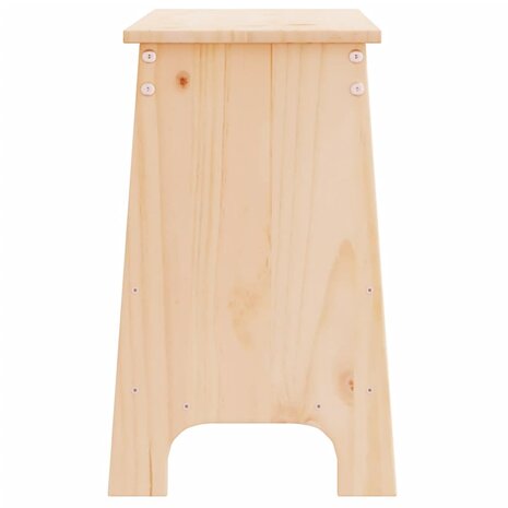 Halbankje 100x28x45 cm massief grenenhout 5