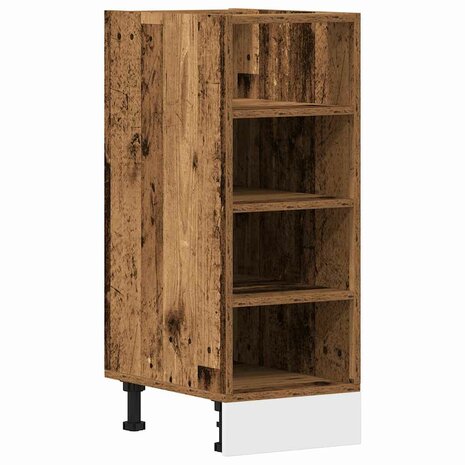 Onderkast Riga 30x44,5x81,5 cm bewerkt hout oud houtkleurig 2