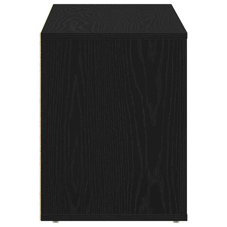 Schoenenbank 100x35x45 cm bewerkt hout zwart eikenkleurig 6