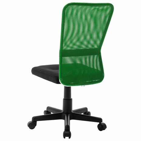 Kantoorstoel 44x52x100 cm mesh stof zwart en groen 3